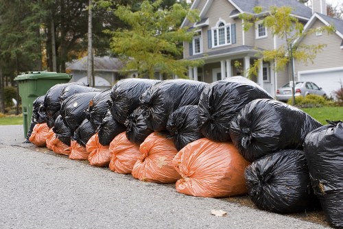 Eco-friendly garden waste recycling