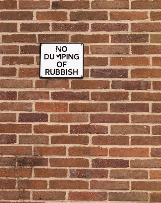 Greenwich Council rules for Woolwich rubbish drop offs